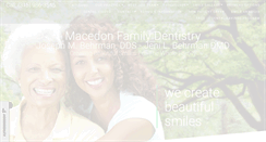 Desktop Screenshot of macedonfamilydentistry.com